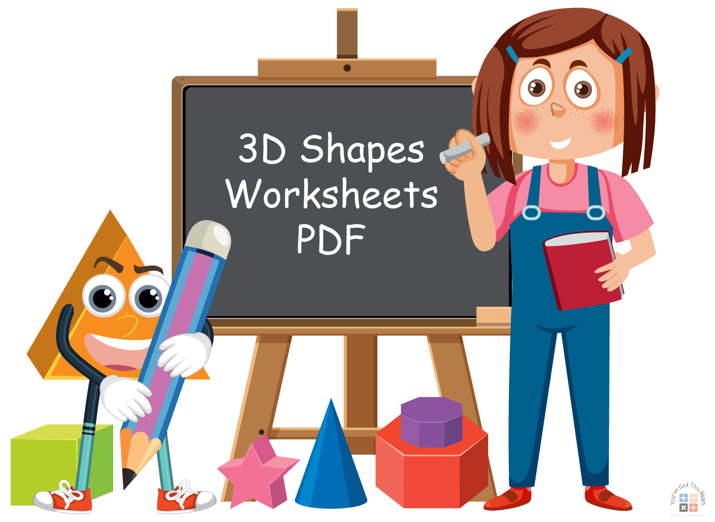 12 Free 3D Shapes Worksheets PDF | Fun Activities