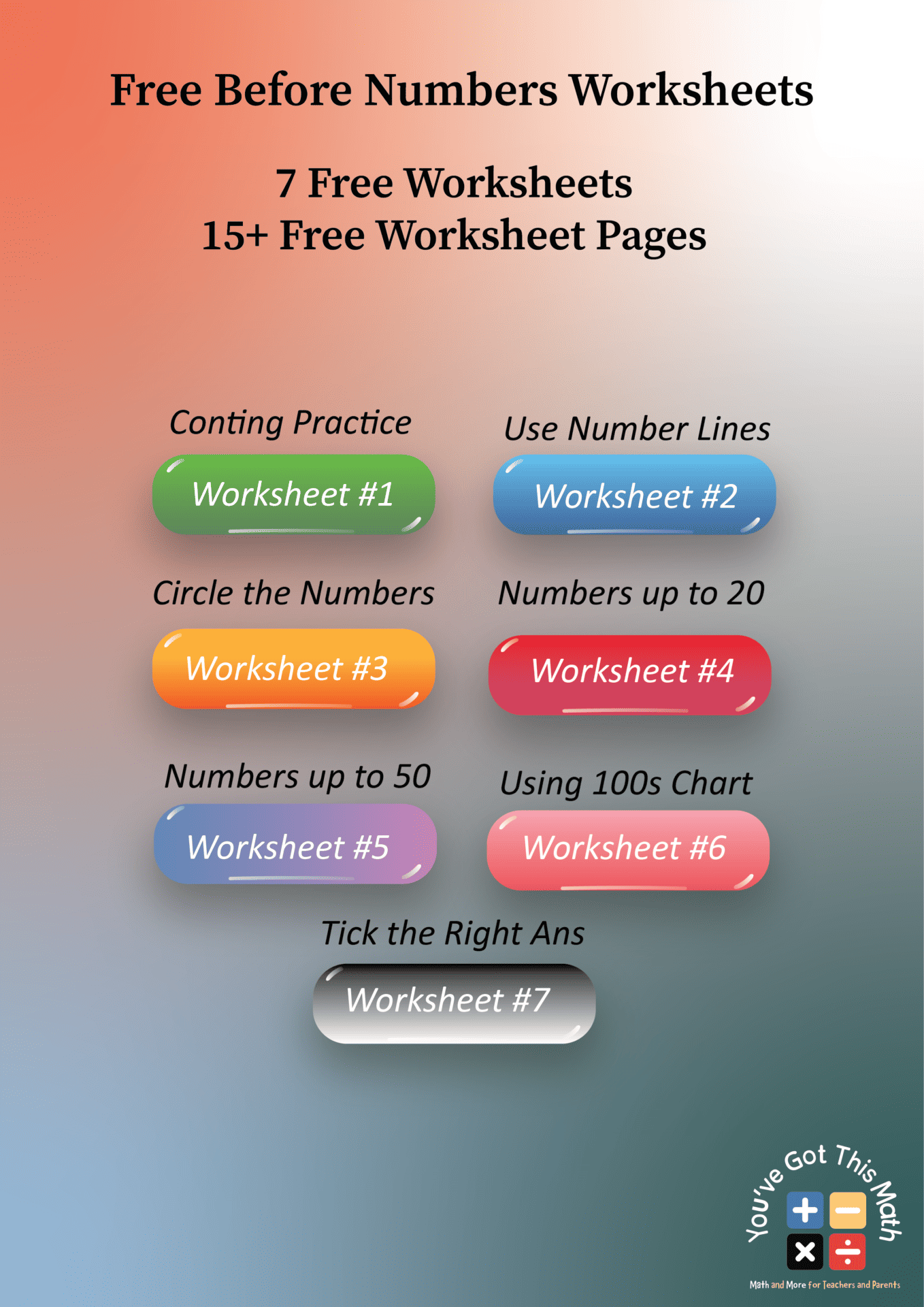 7 Free Before Numbers Worksheet | Fun Activities