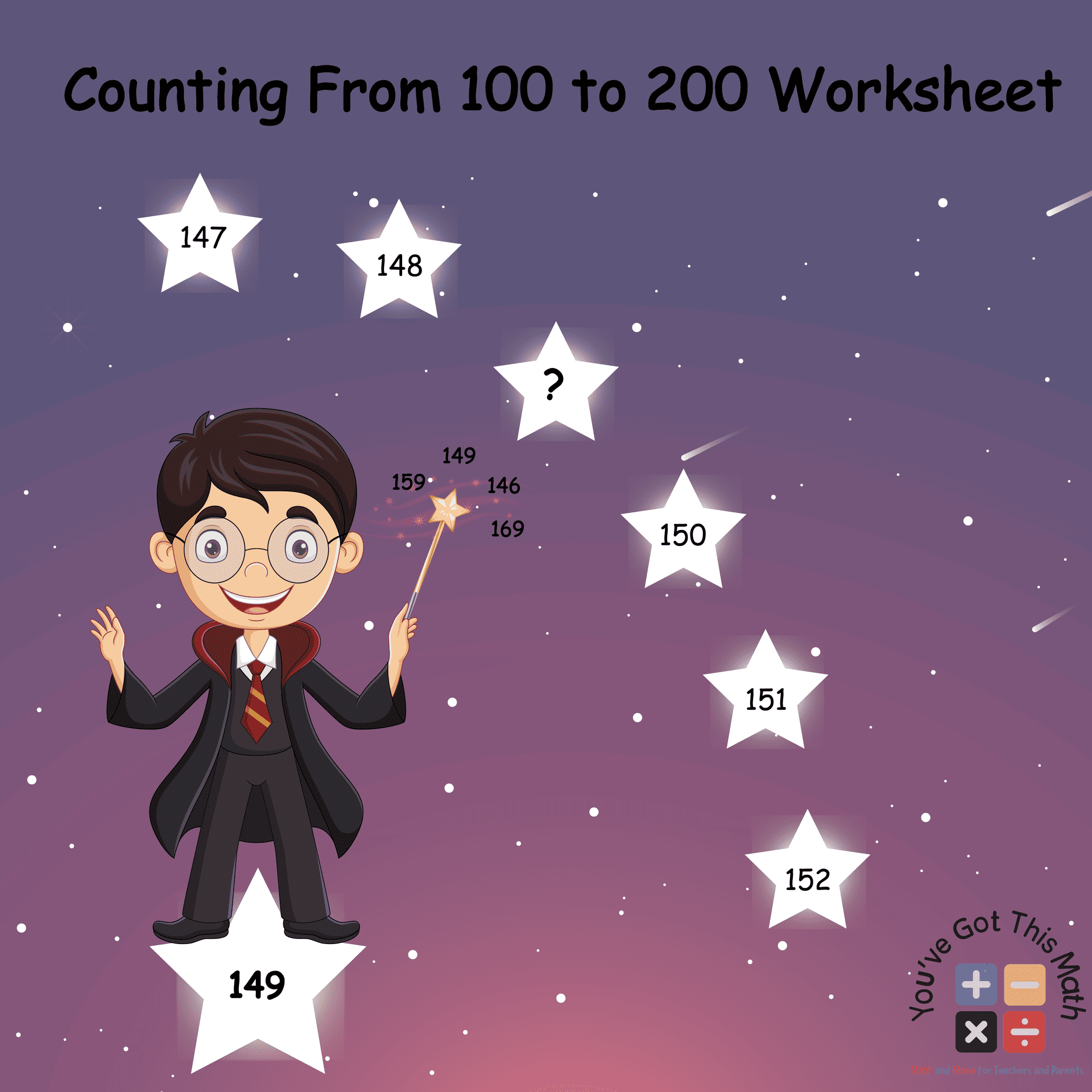 8 Free Counting From 100 to 200 Worksheet | Fun Activities