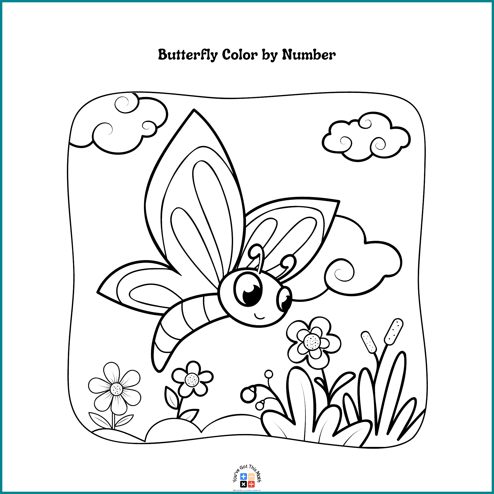 20 Fun Butterfly Coloring Pages | Free Printables