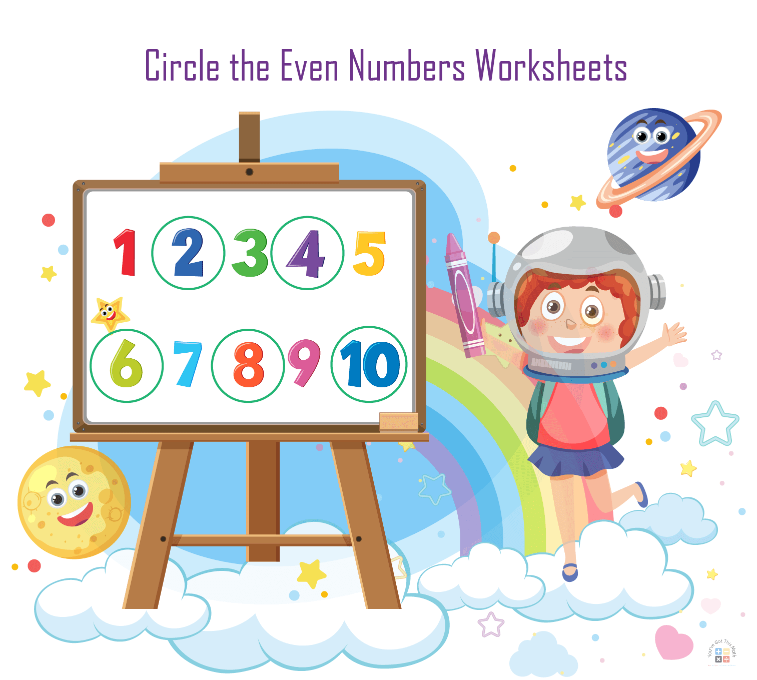 7 Circle the Even Numbers Worksheets | Free Printable