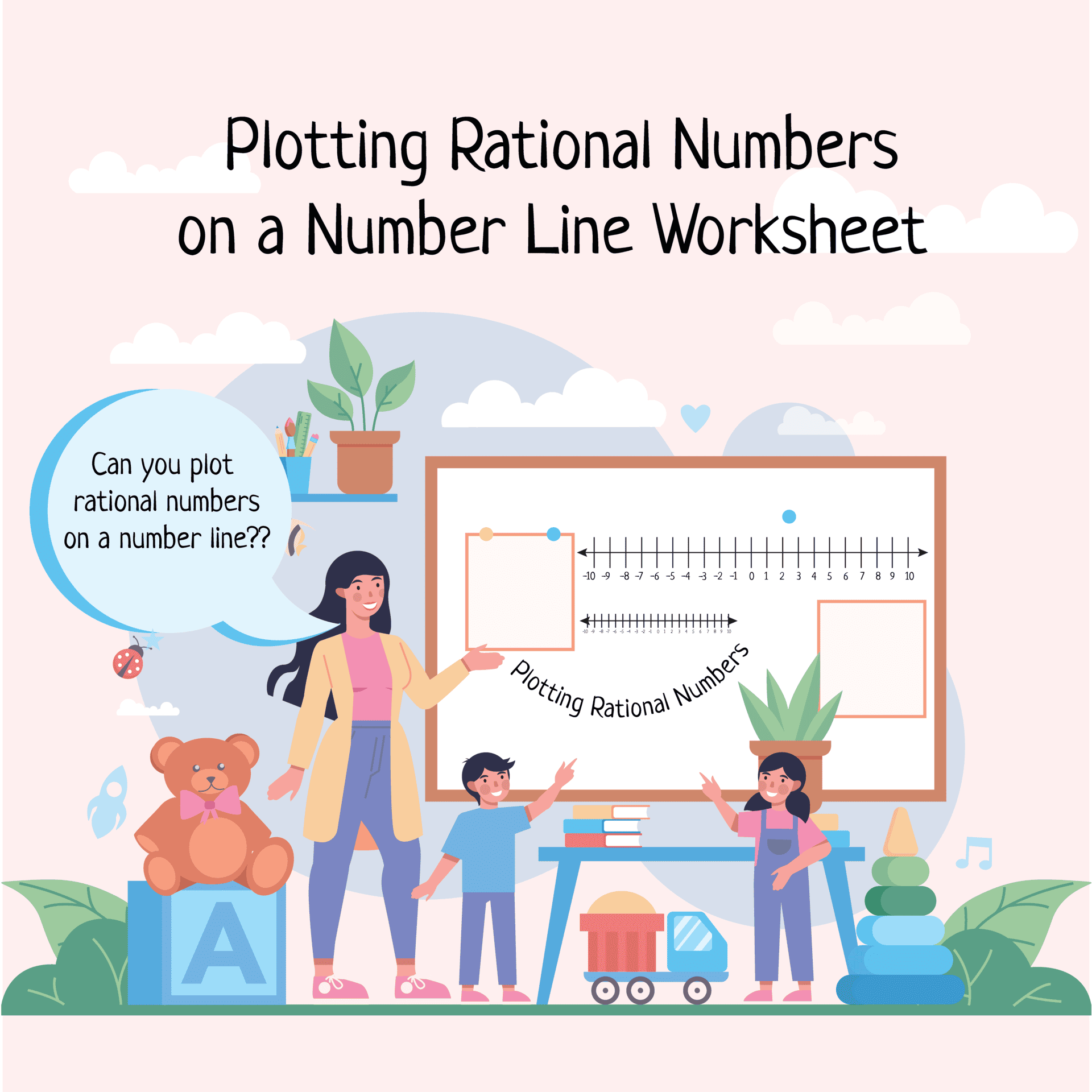 Plotting On A Number Line Worksheet