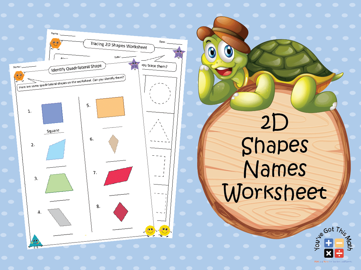 35+ 2D Shapes Names Worksheet | Free Printable