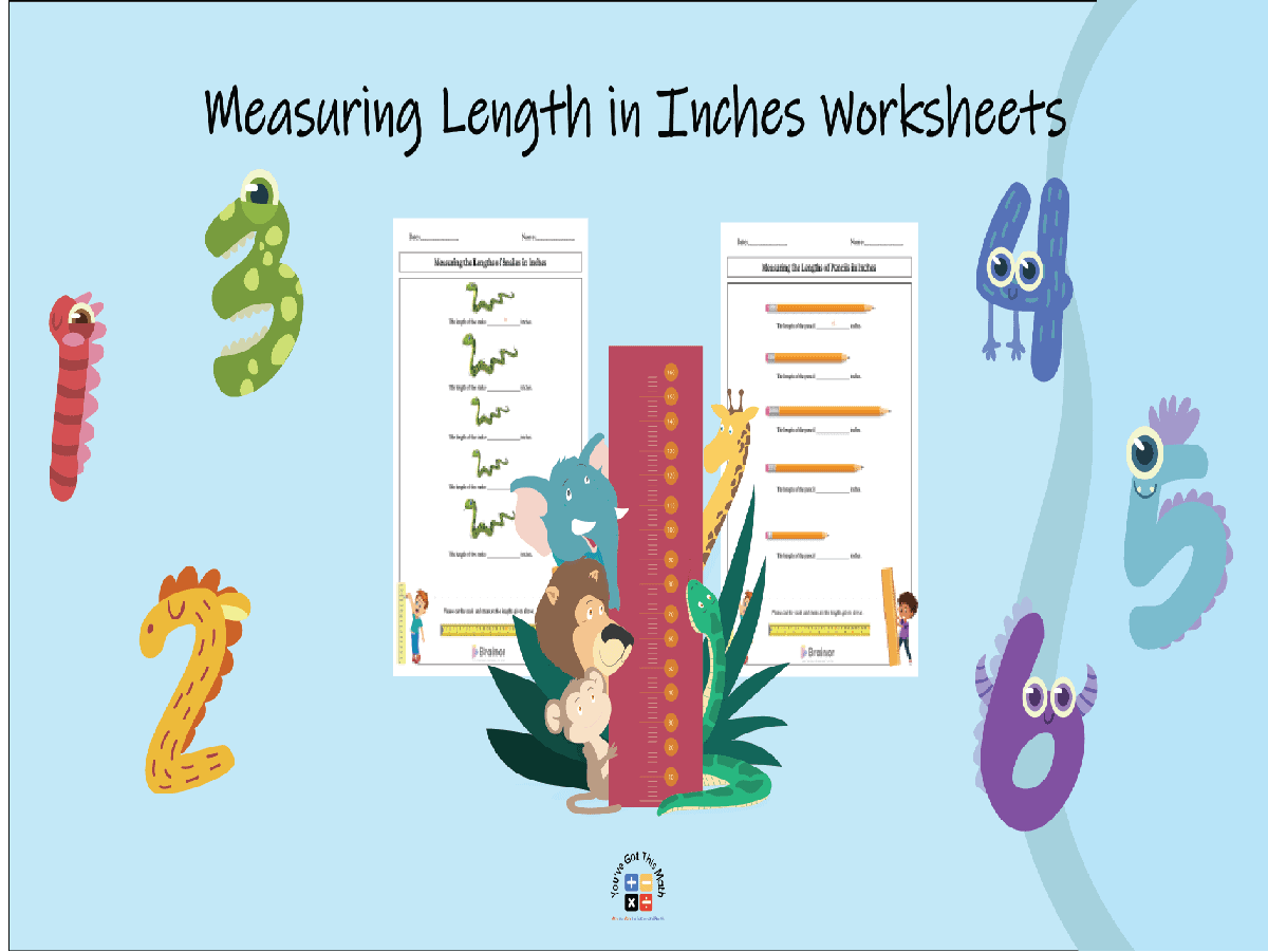 15 Free Measuring Length in Inches Worksheets