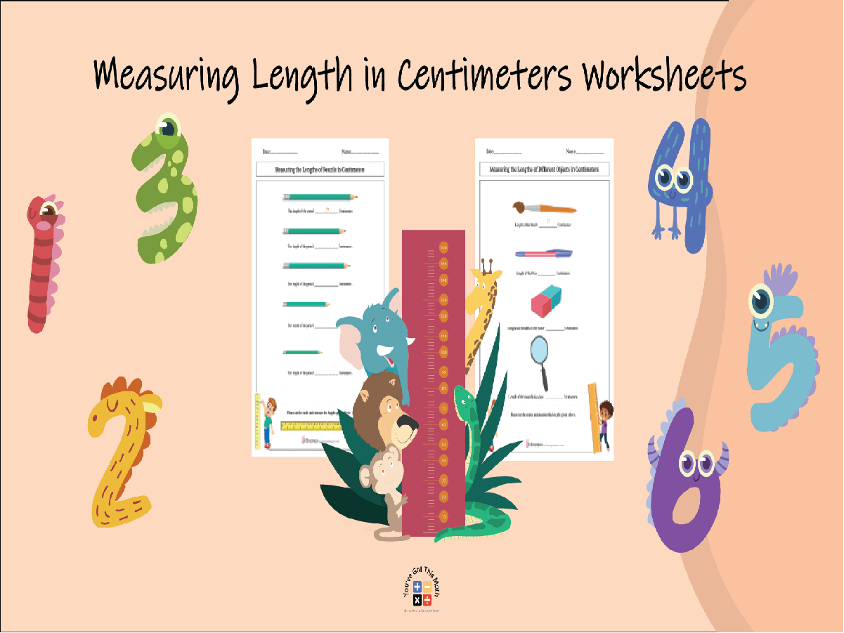 12 Free Measuring Length in Centimeters Worksheets