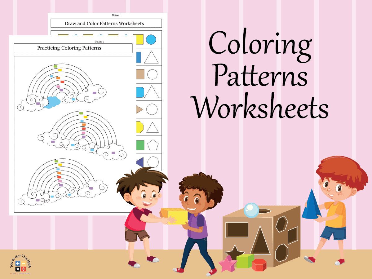 15+ Coloring Patterns Worksheets | Free Printable