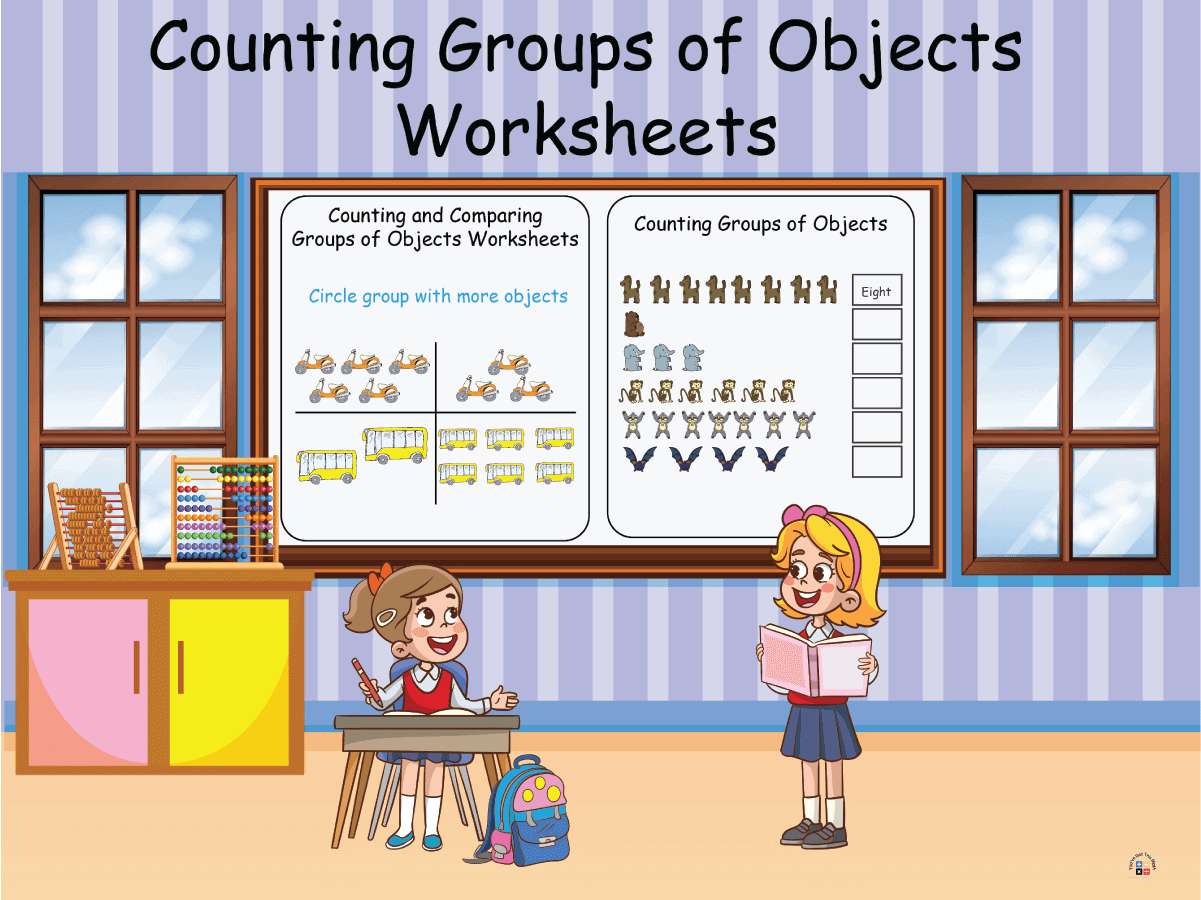 25+ Counting Groups of Objects Worksheets | Free Printable