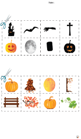 Cut and Paste Sorting Objects for Different Background Worksheets