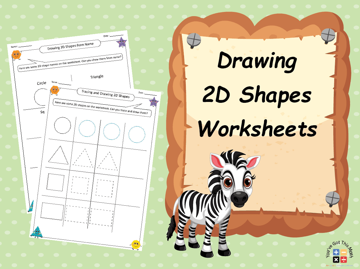 35+ Drawing 2D Shapes Worksheets | Free Printable