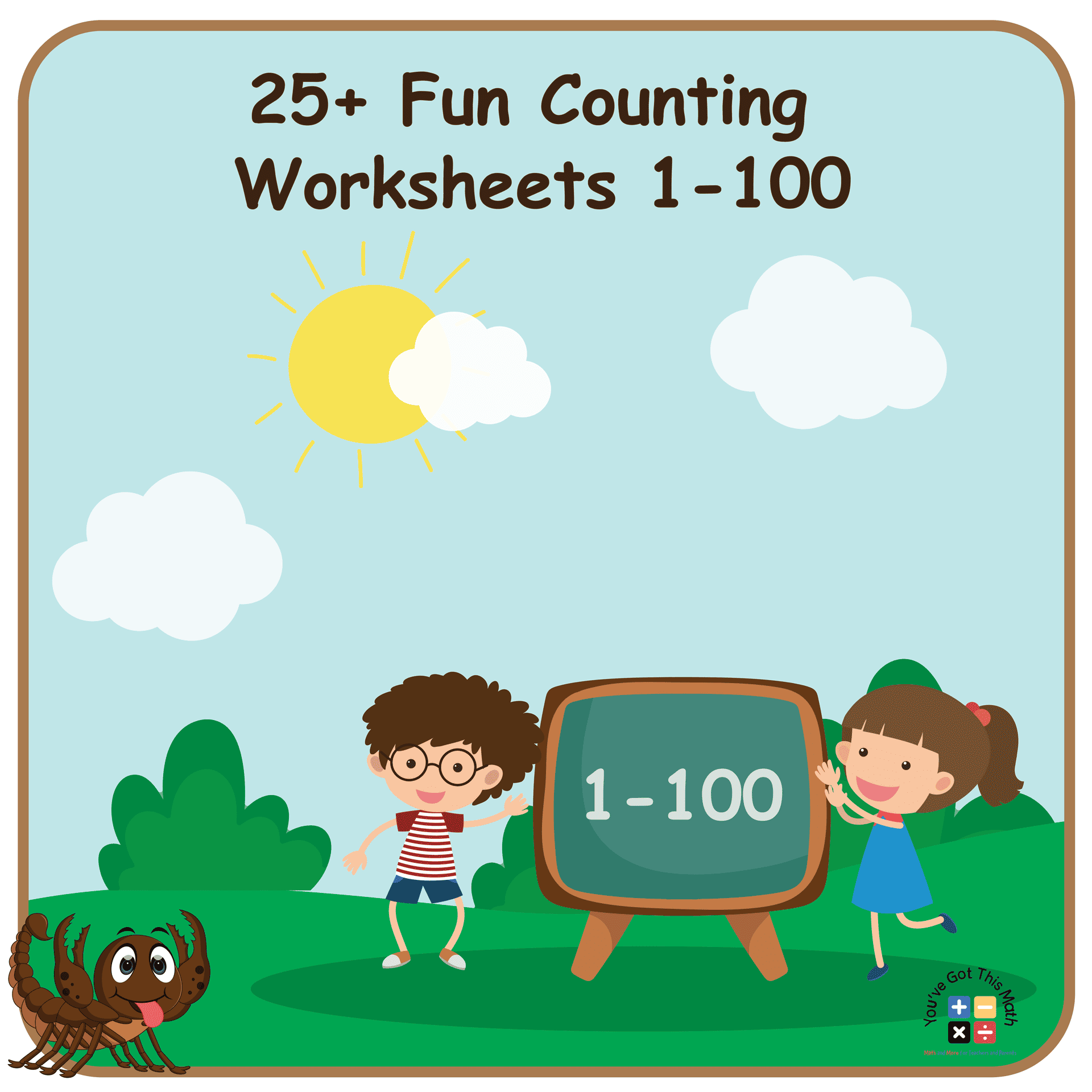 25 Fun Counting Worksheets 1 100 Free Printable