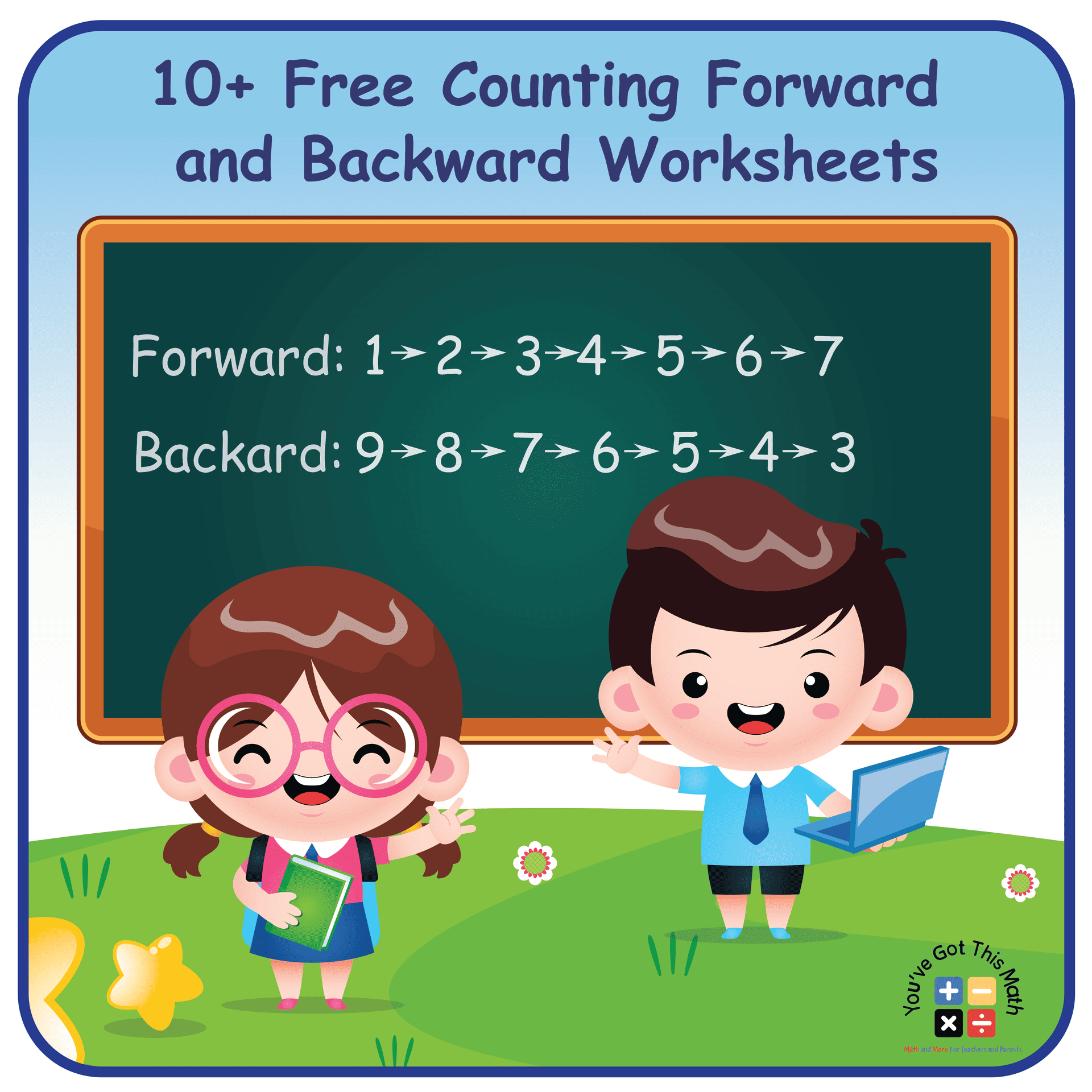 10+ Free Counting Forward and Backward Worksheets