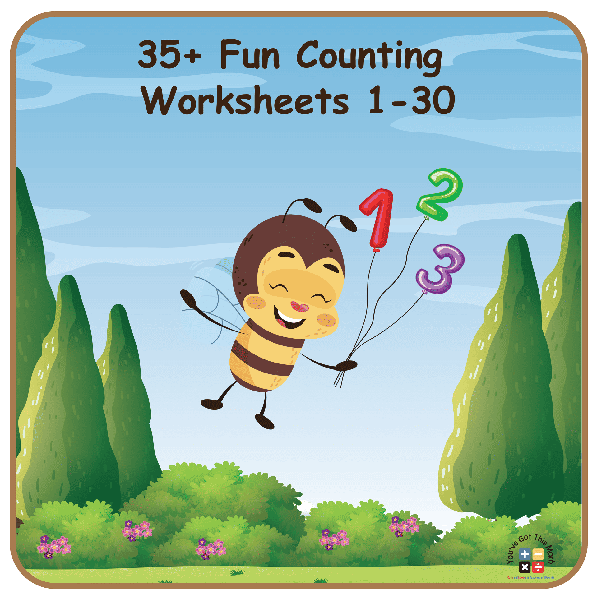 35+ Fun Counting Worksheets 1-30 | Free Printable