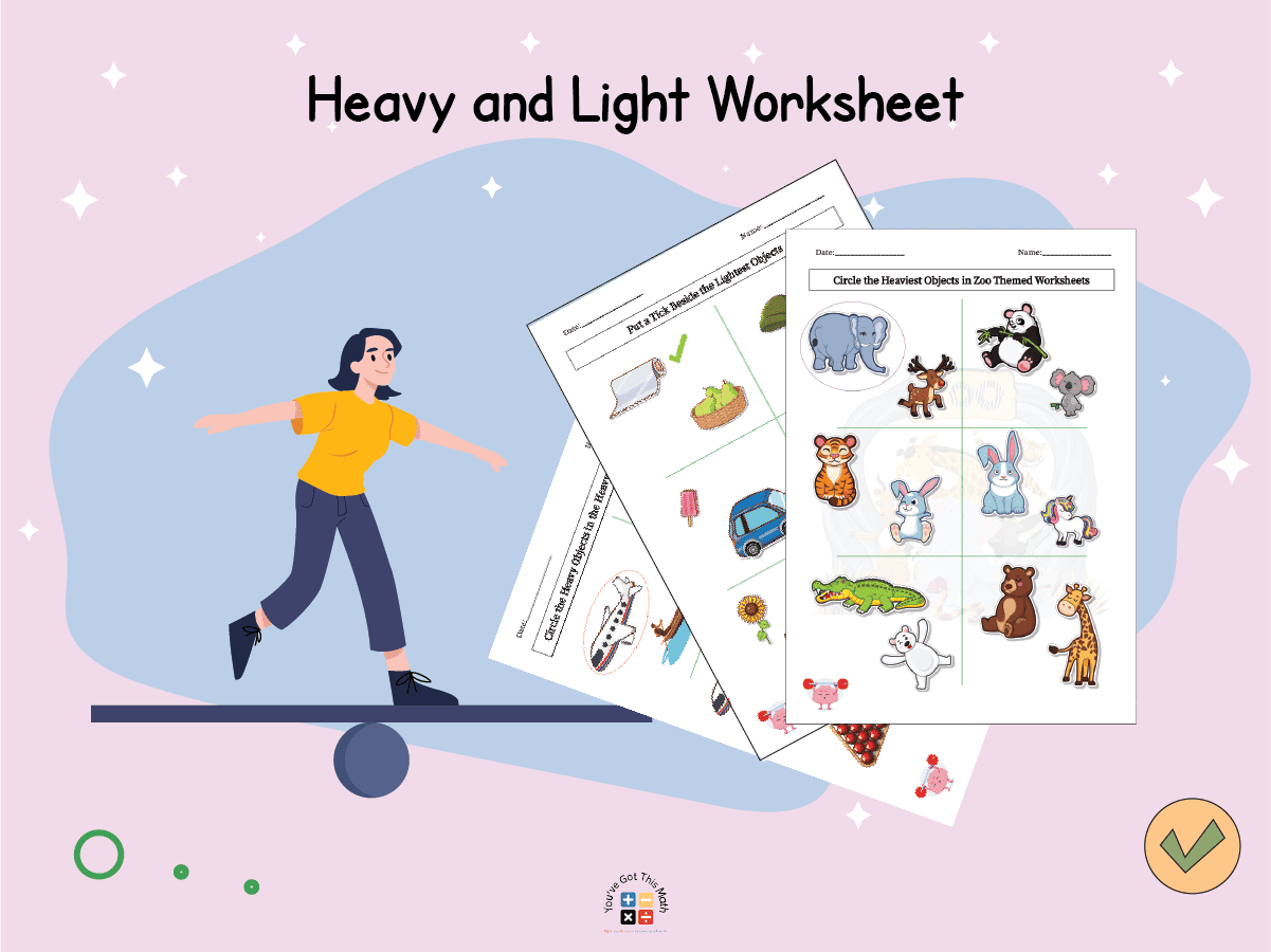 24 Free Heavy and Light Worksheet