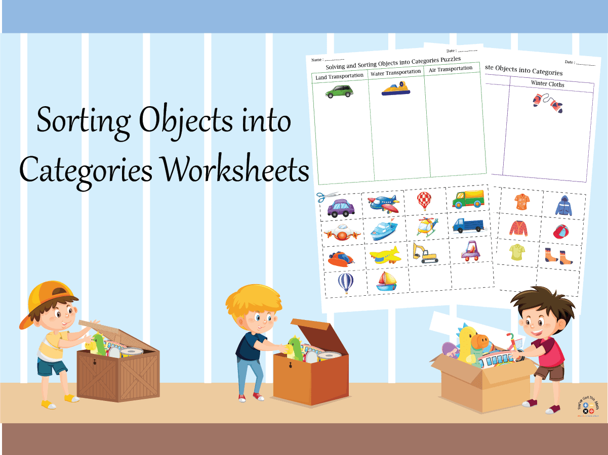 45 Sorting Objects into Categories Worksheets | Free Printable