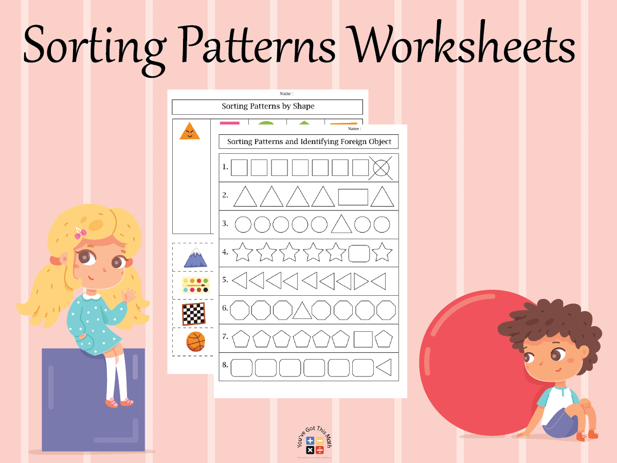 10+ Sorting Patterns Worksheets | Free Printable