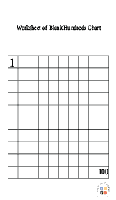 blank hundreds chart