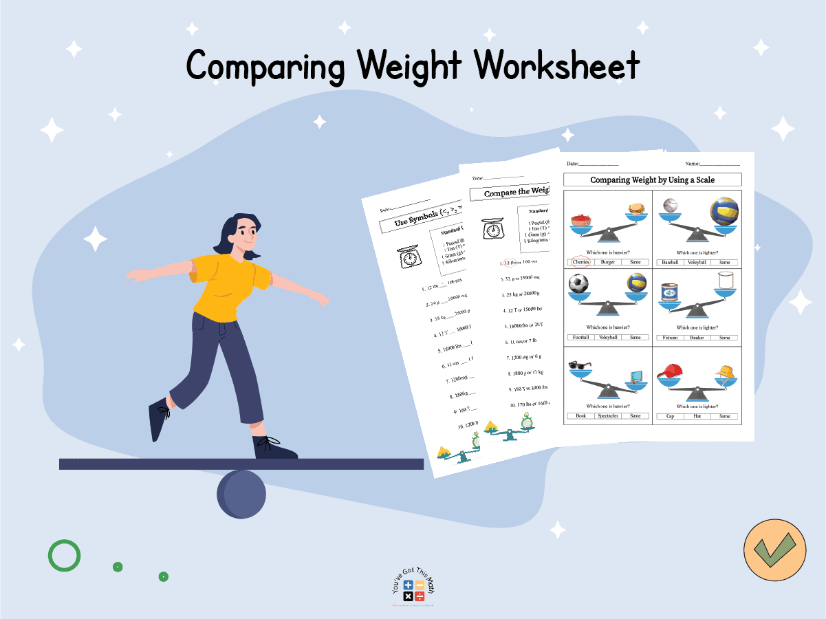 9 Free Comparing Weight Worksheet