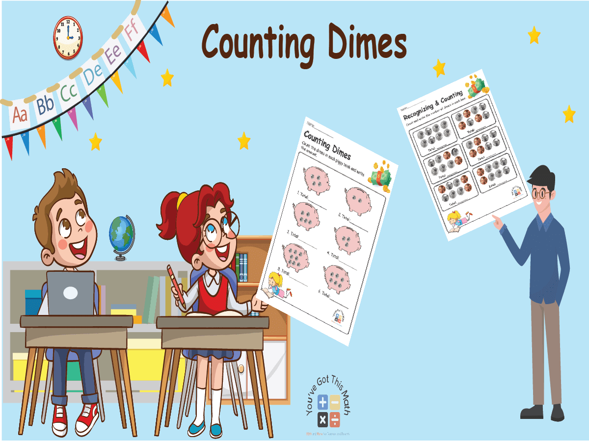 20+ Counting Dimes Worksheets | Free Printable Pages