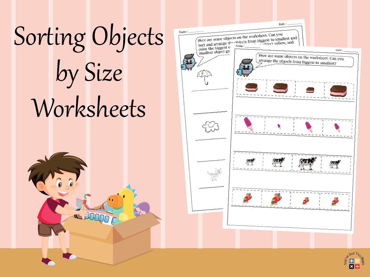 35+ Sorting Objects by Size Worksheets | Free Printable