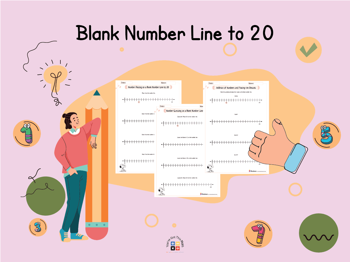 15 Free Blank Number Line to 20 Worksheets