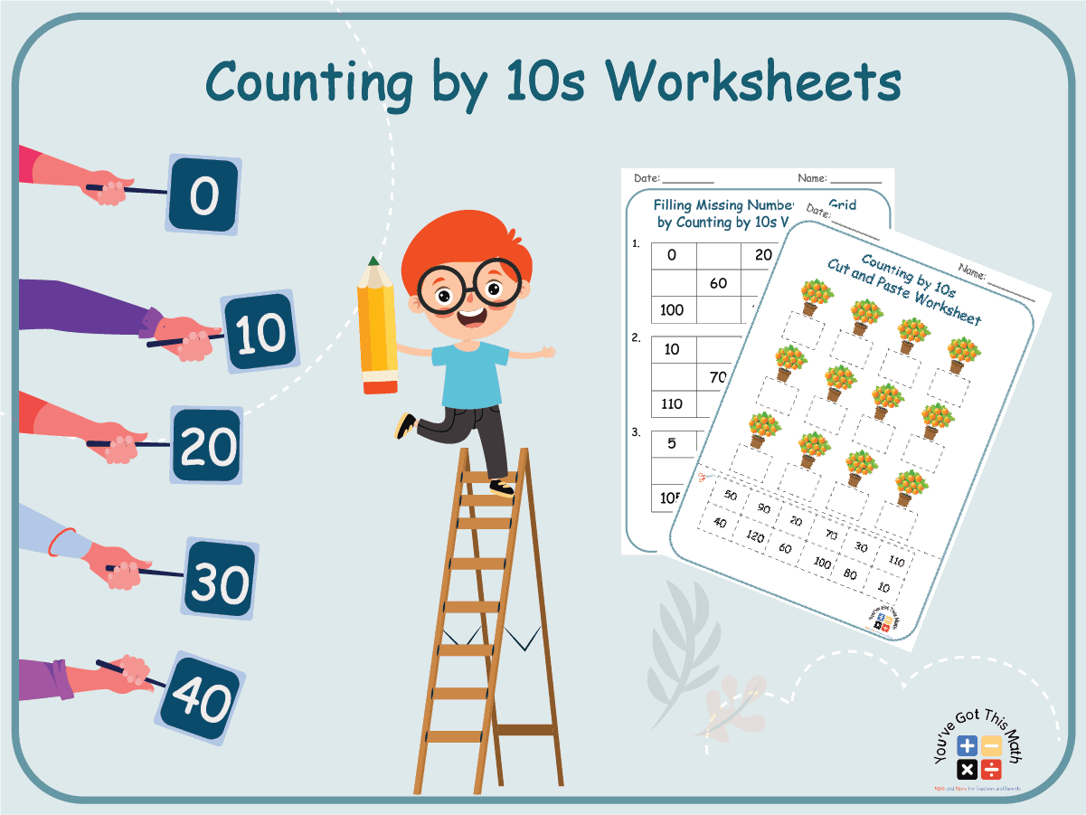 30 Counting by 10s Worksheets | Free Printable