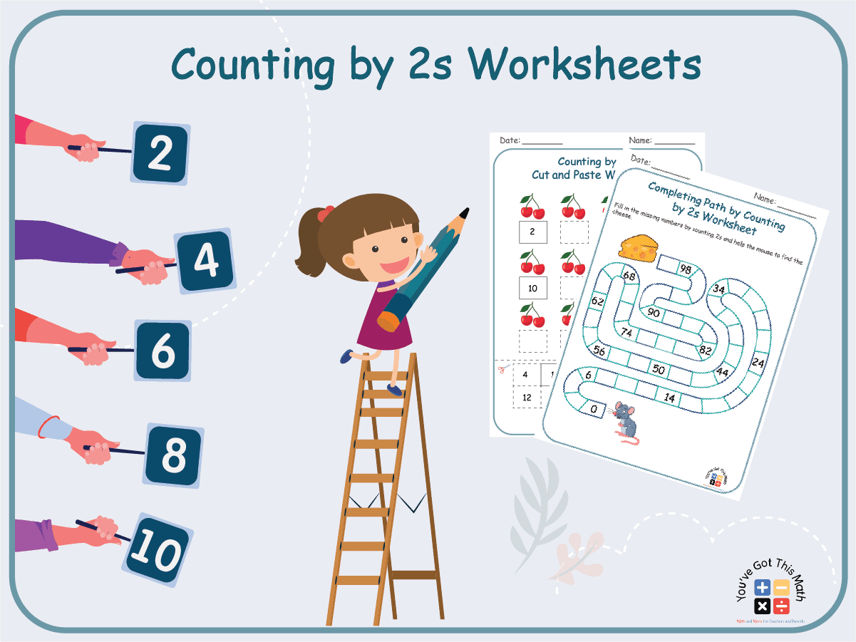 30 Counting by 2s Worksheets | Free Printable