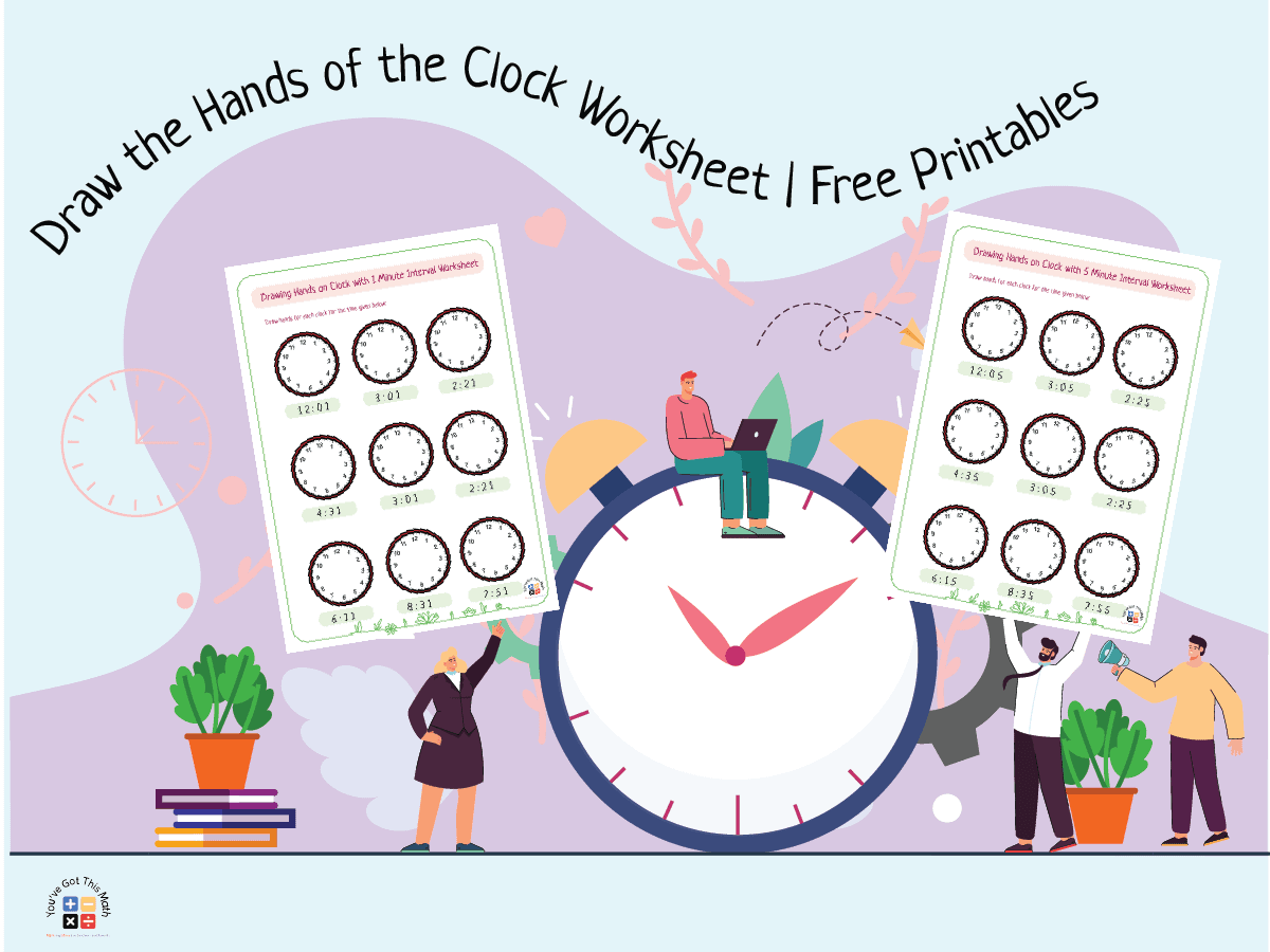 14+ Draw the Hands of the Clock Worksheet | Free Printable