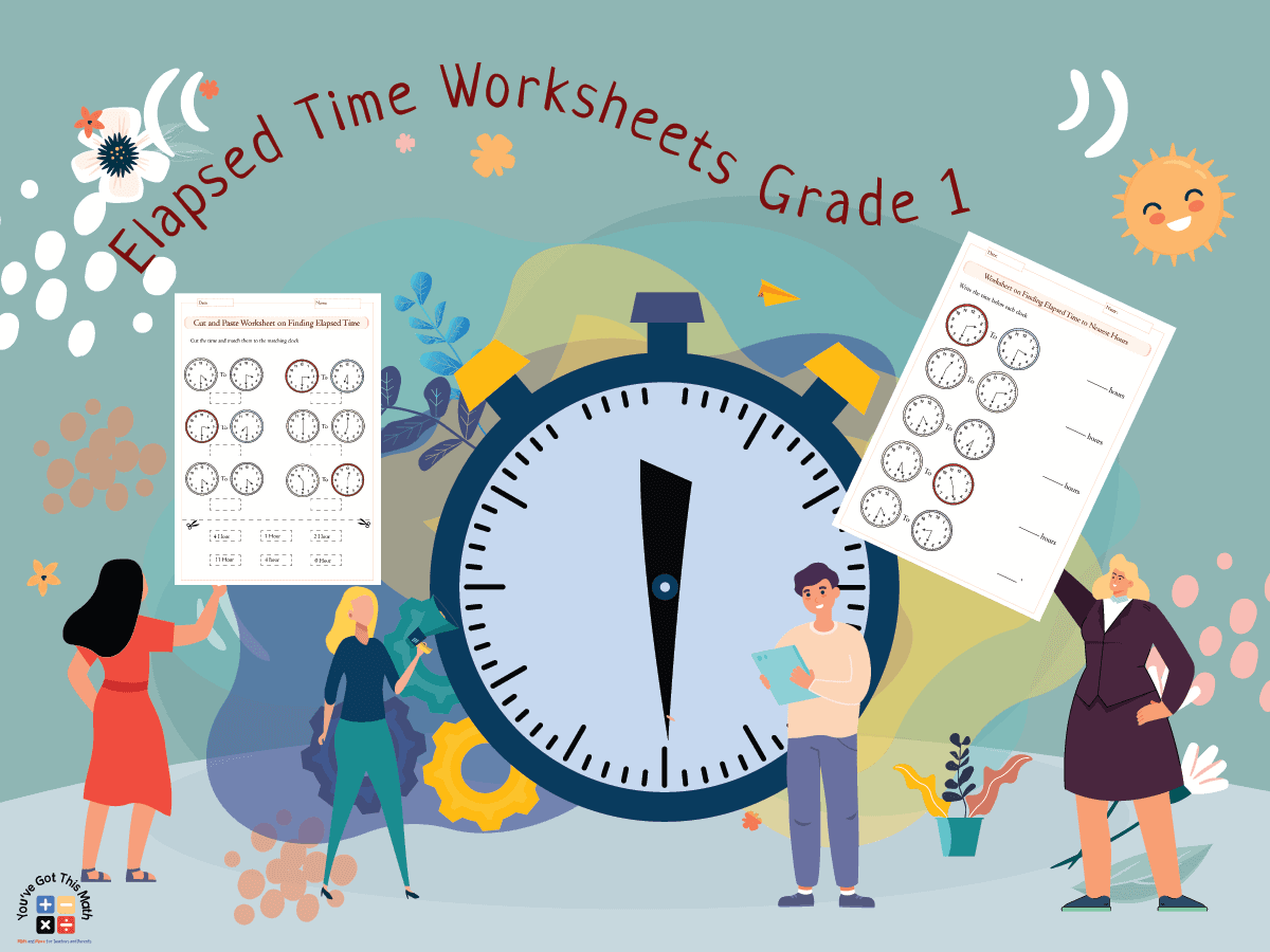 20+ Elapsed Time Worksheets Grade 1 | Free Printables