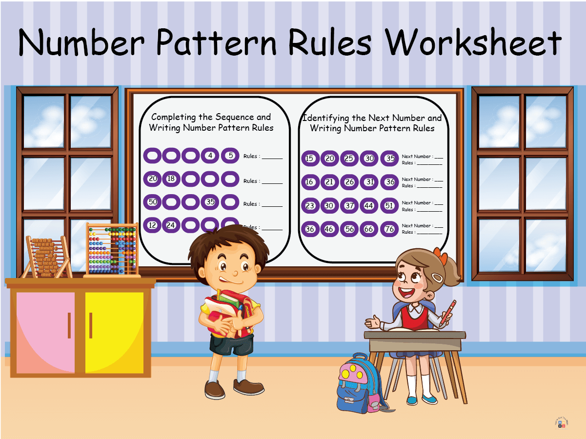 15+ Number Pattern Rules Worksheet | Free Printable