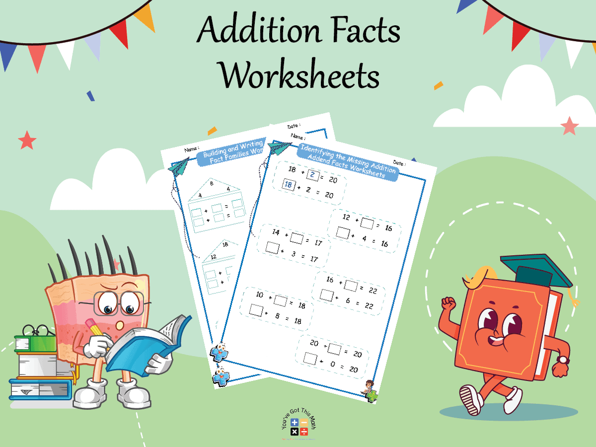 15+ Addition Facts Worksheets | Free Printable