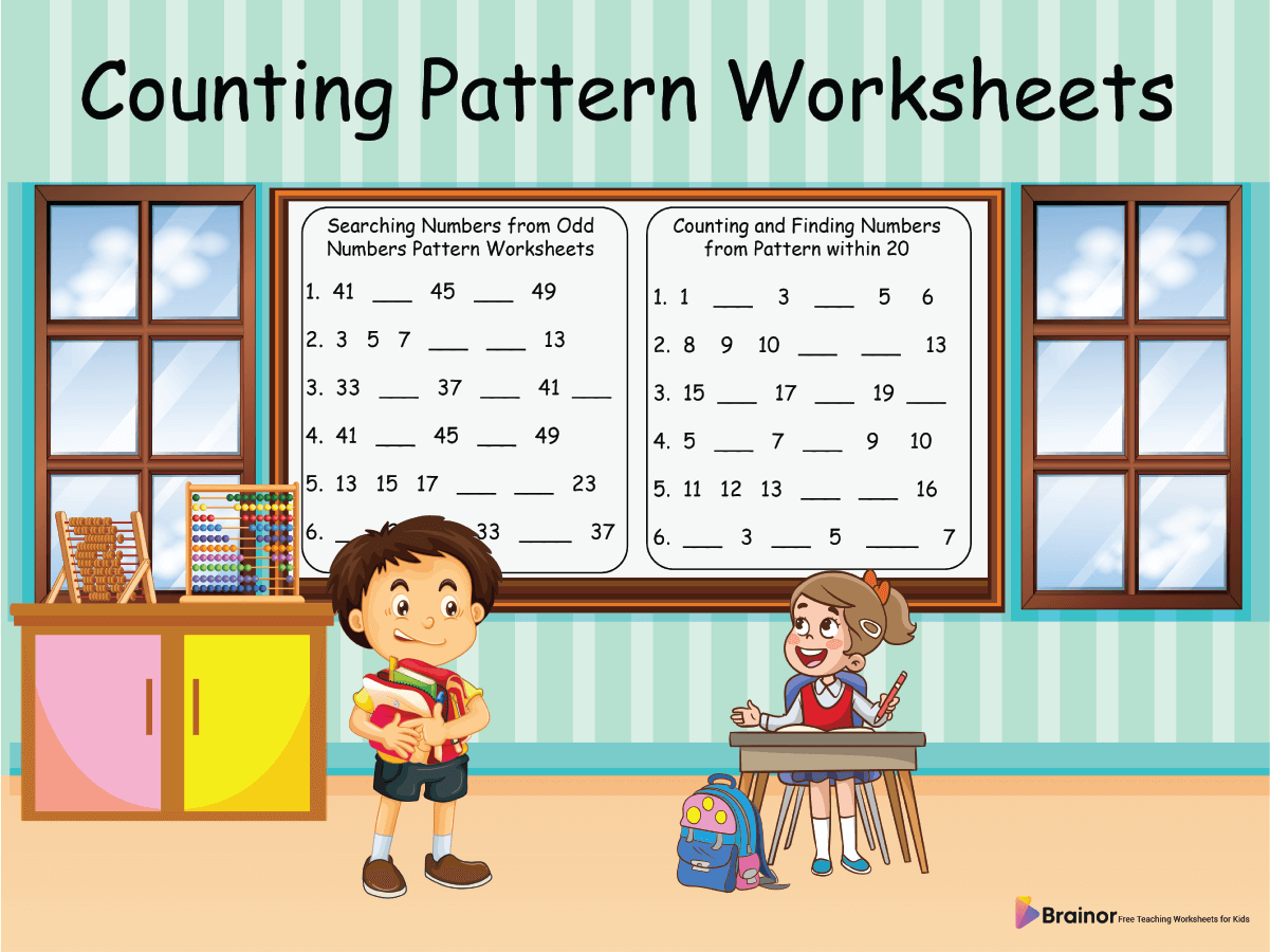 20+ Counting Pattern Worksheets | Free Printable
