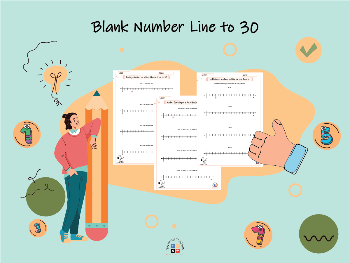 15 Free Blank Number Line to 30 Worksheets