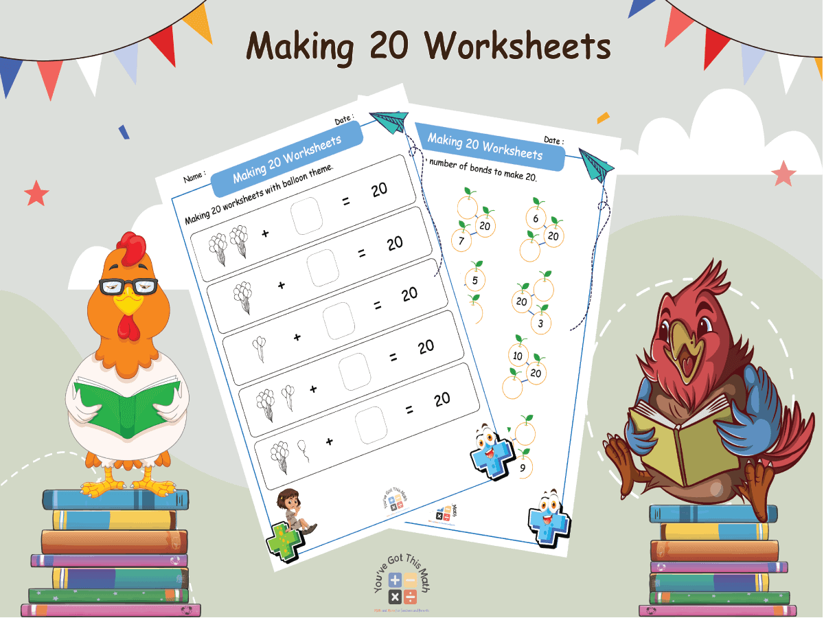 18 Free Making 20 Worksheets | Easily Printable