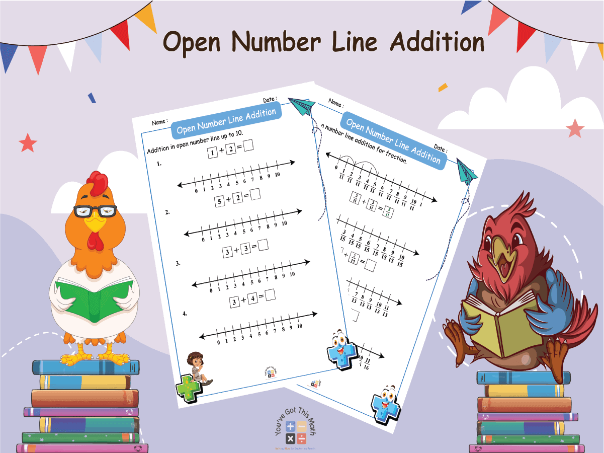 15 Open Number Line Addition Worksheets | Free Printables