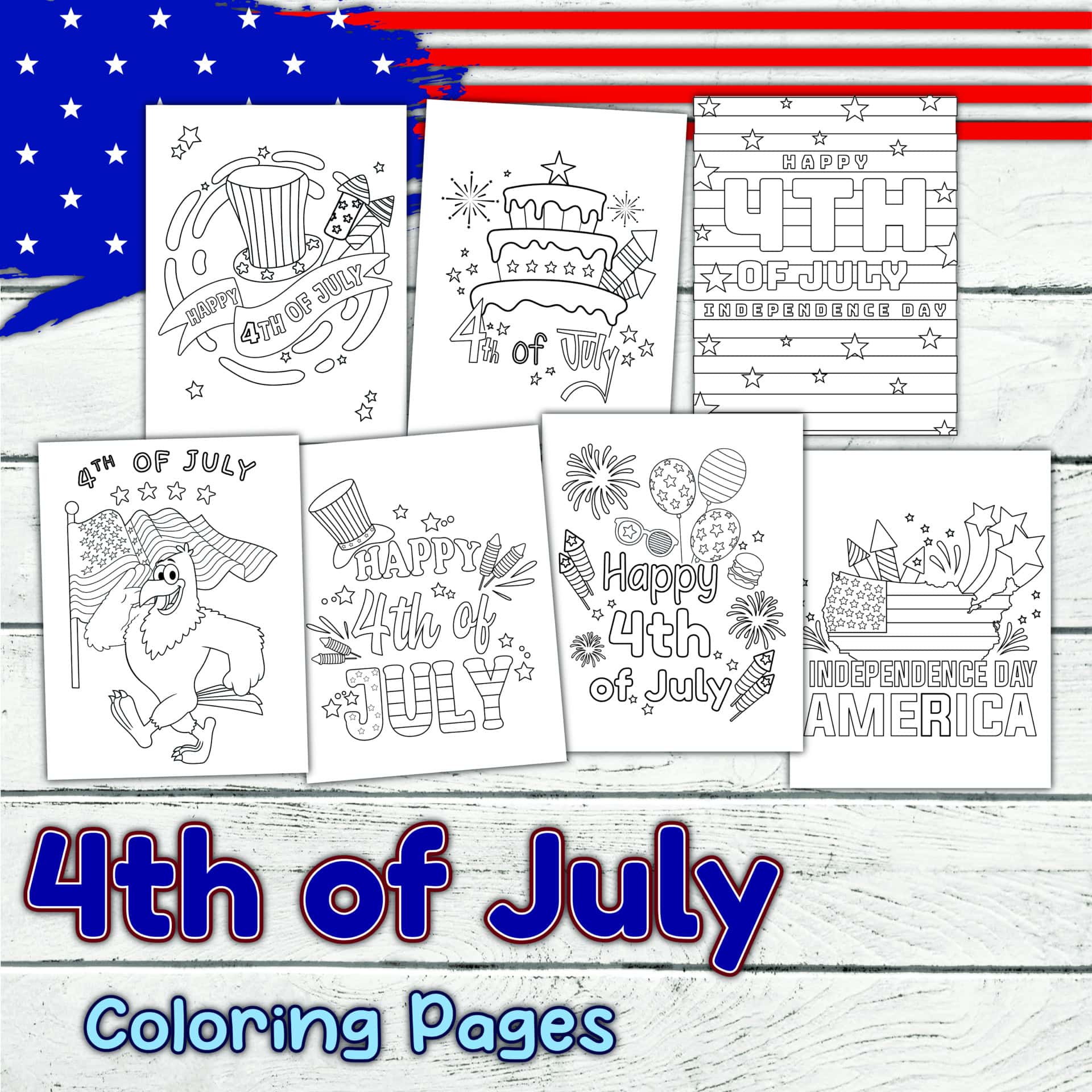 July 4th Coloring Pages | Free Printable