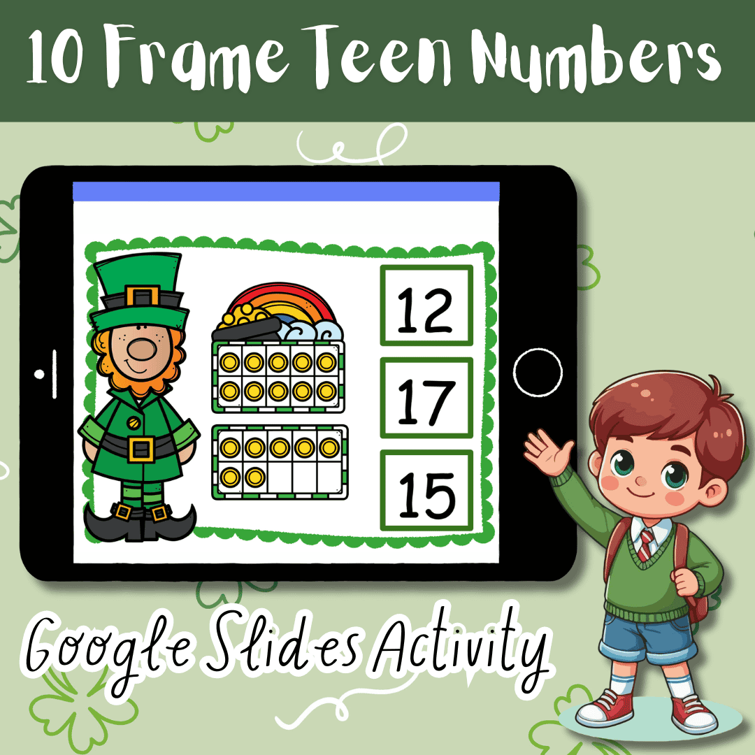 St. Patrick's Day Teen Numbers Game | Free Google Slide Template