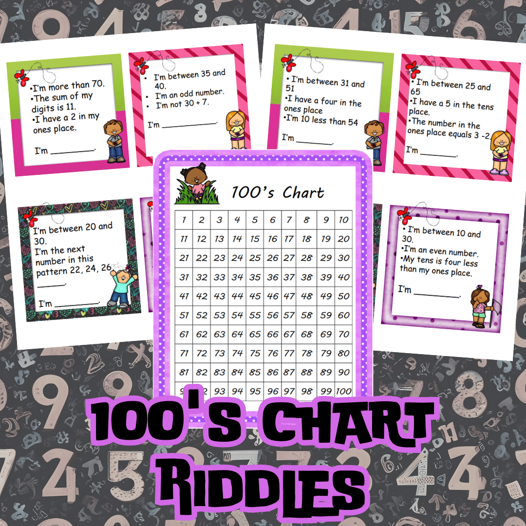 100 Chart Riddles | Free Printable