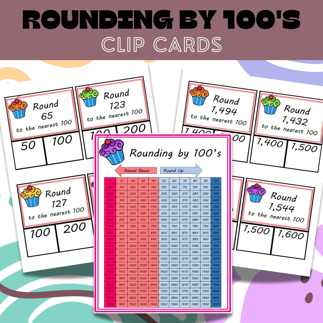 Rounding to Nearest 100 Game | Free Printable