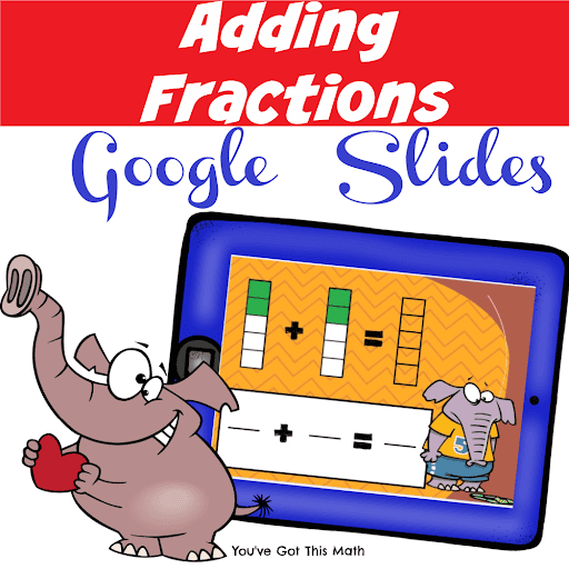 Adding Fractions Using Arrays | Free Google Slide Template