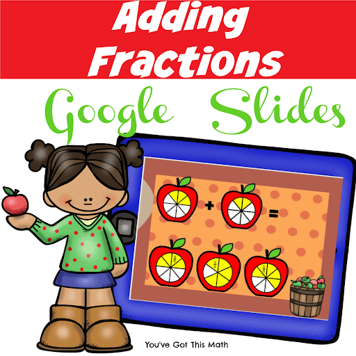 Adding Fractions With Common Denominators | Free Google Slide Template