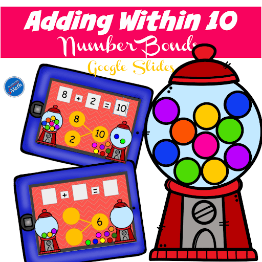 Addition Within 10 Using Number Bonds | Free Google Slide Template