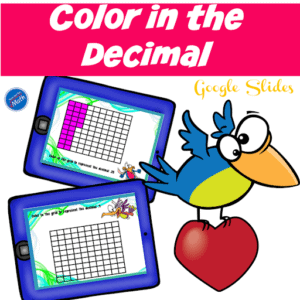 Shading Decimals On A Grid Free Google Slide Template