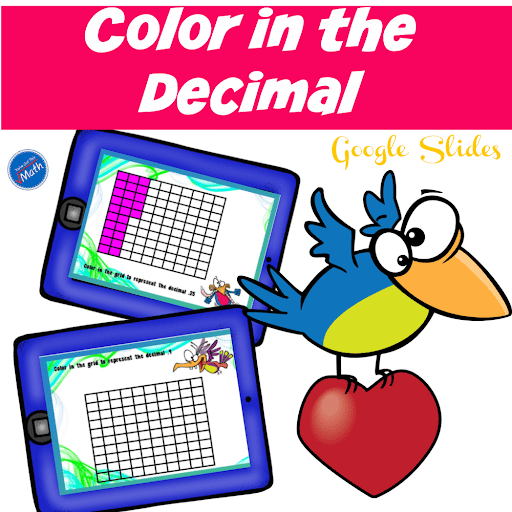 Shading Decimals On A Grid | Free Google Slide Template