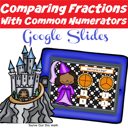 Comparing Fractions with Same Numerator | Free Google Slide Template