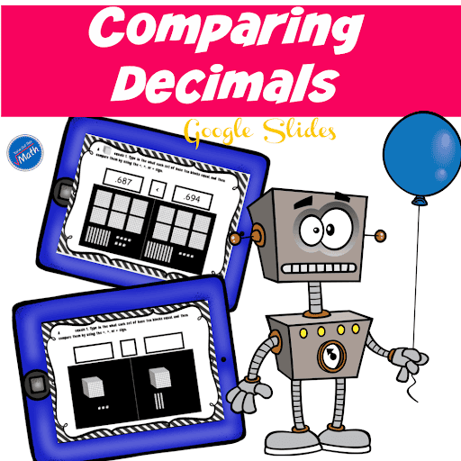 Comparing Decimals with Base Ten Blocks | Free Google Slide Template