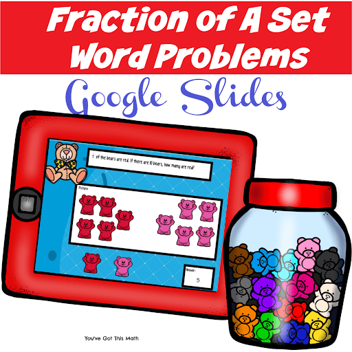 Fraction Of A Set Word Problems | Free Google Slide Template