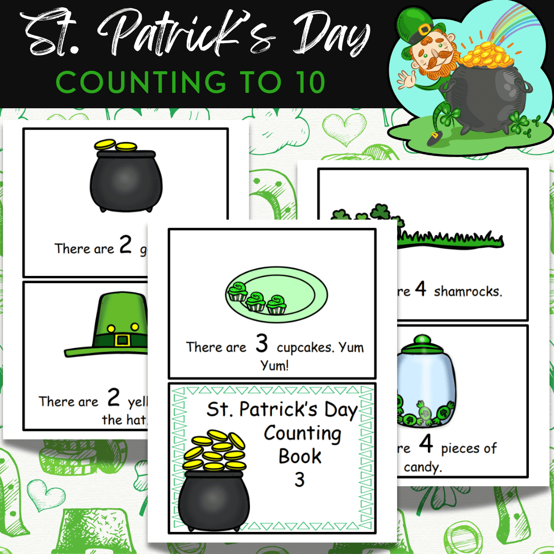 Counting to 10 Book | St. Patrick’s Day Themed