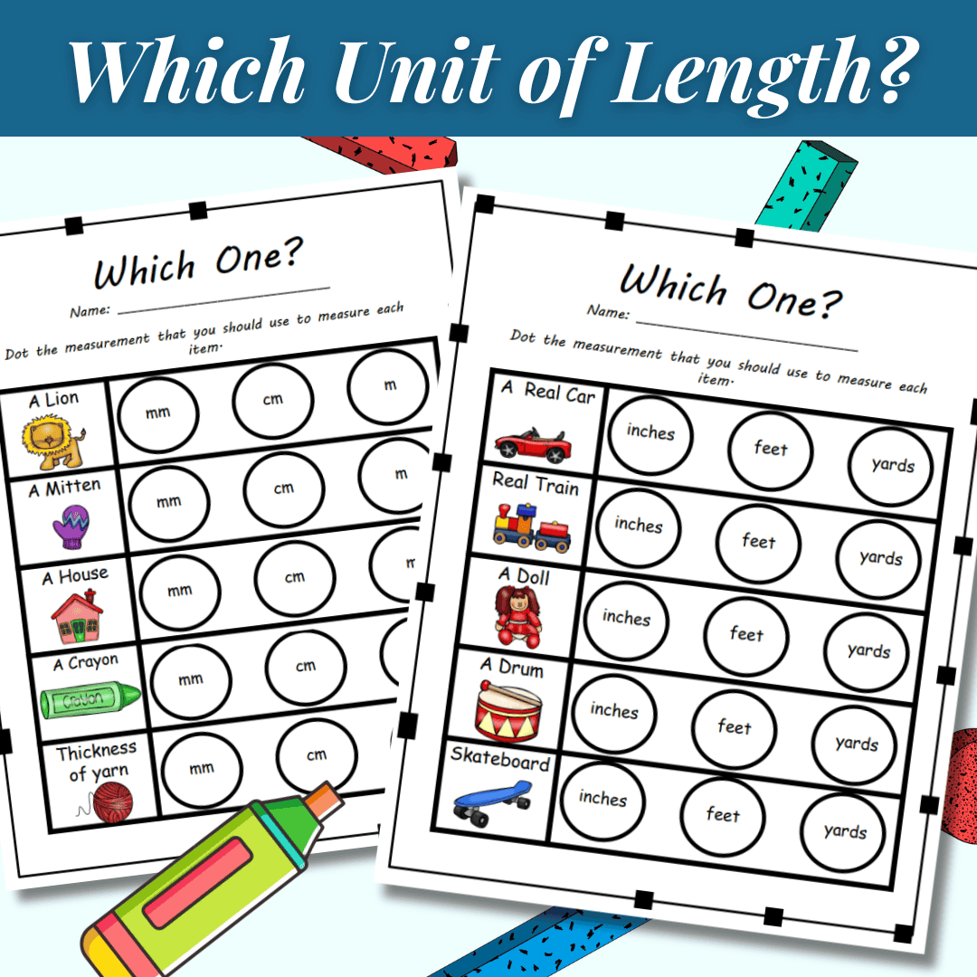 Units of Length Do-A-Dot Activity | Free Printable